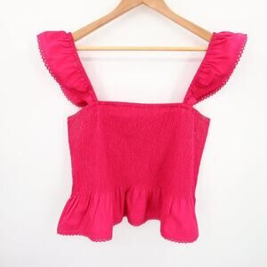 Roller Rabbit Pink Smocked Top